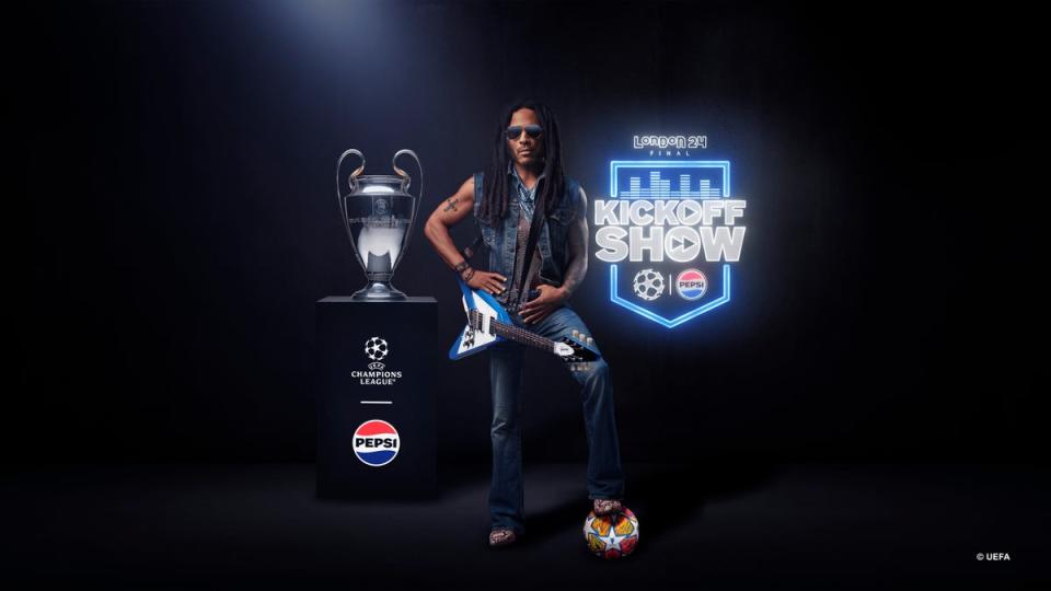 Lenny Kravitz set to headline the UEFA Champions League Final Kick Off Show (Pepsi)