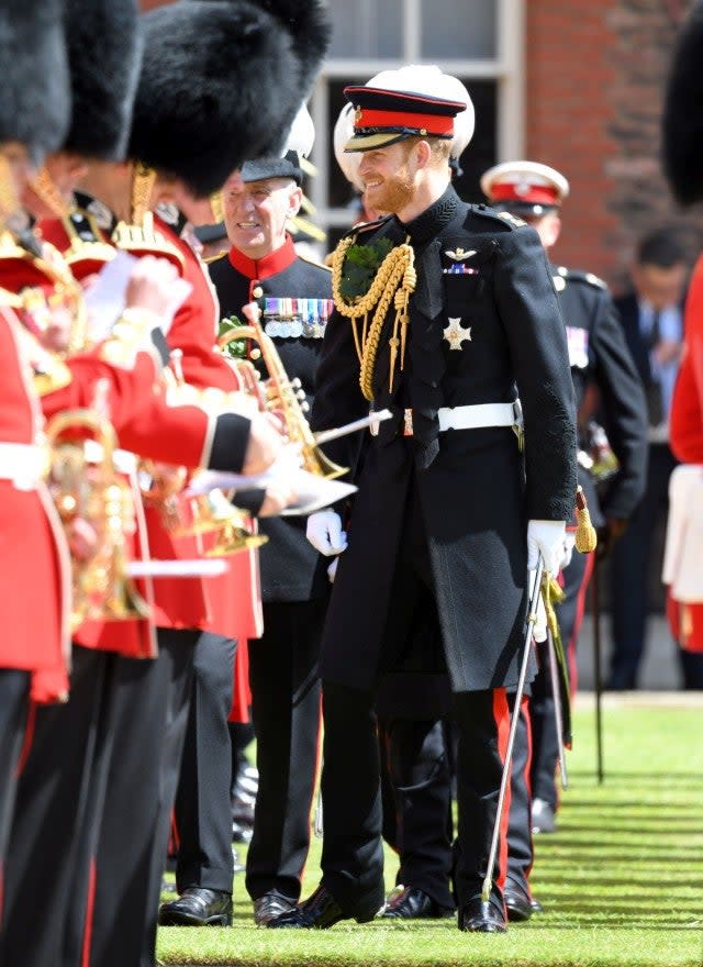 Prince Harry at Founder's Day Parade