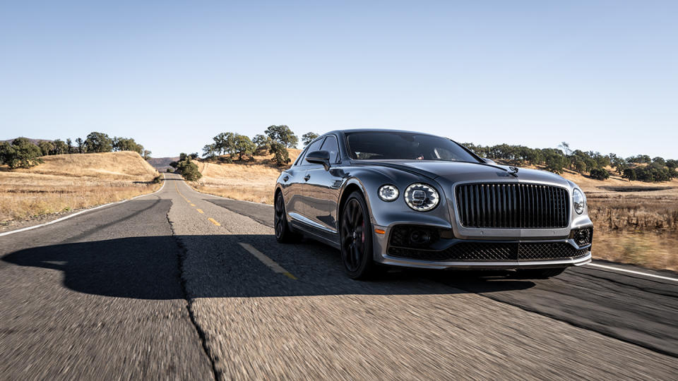 Driving the Bentley Flying Spur Speed.