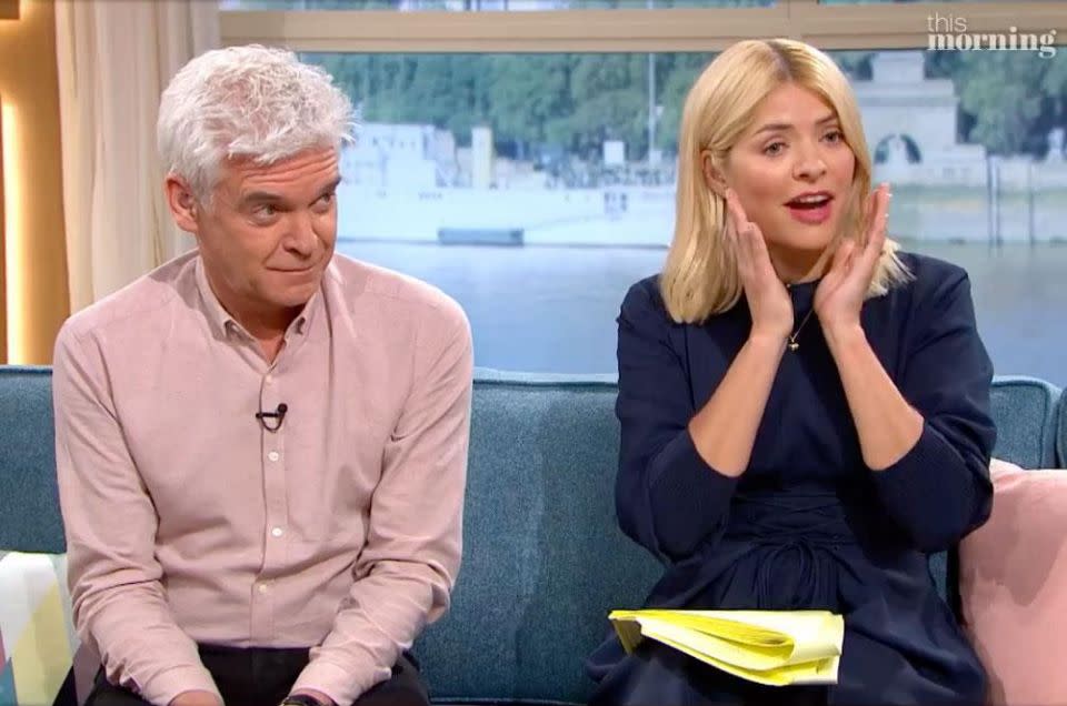 The hosts found it hard to conceal their shock. Photo: ITV