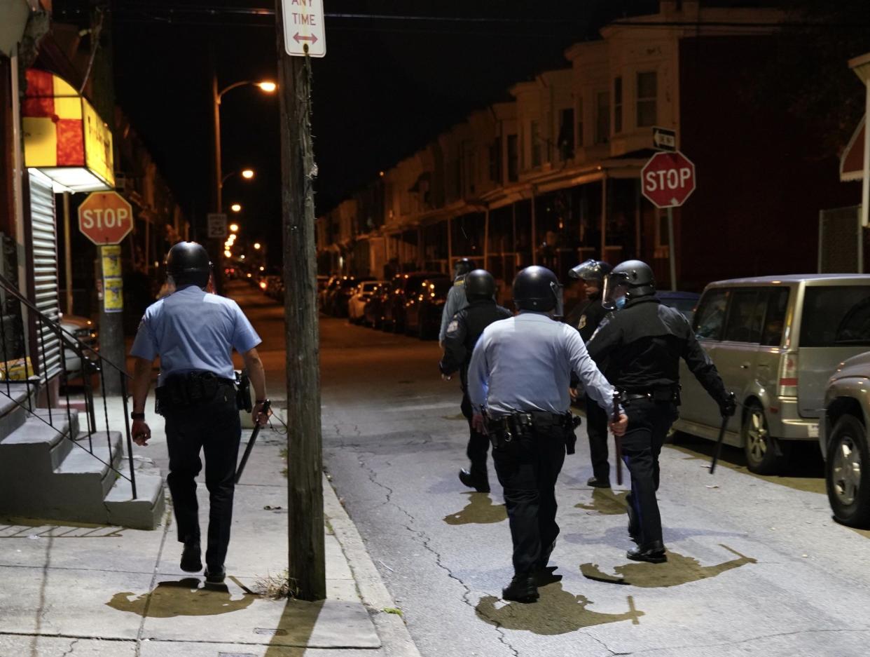 philadelphia police philly protests