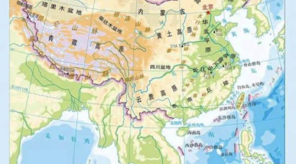 中國自然資源部29日發布2020年標準地圖。   圖：翻攝自中國自然資源部