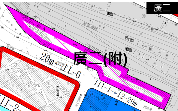 廣二變更內容示意圖。   圖：新北市城鄉局提供