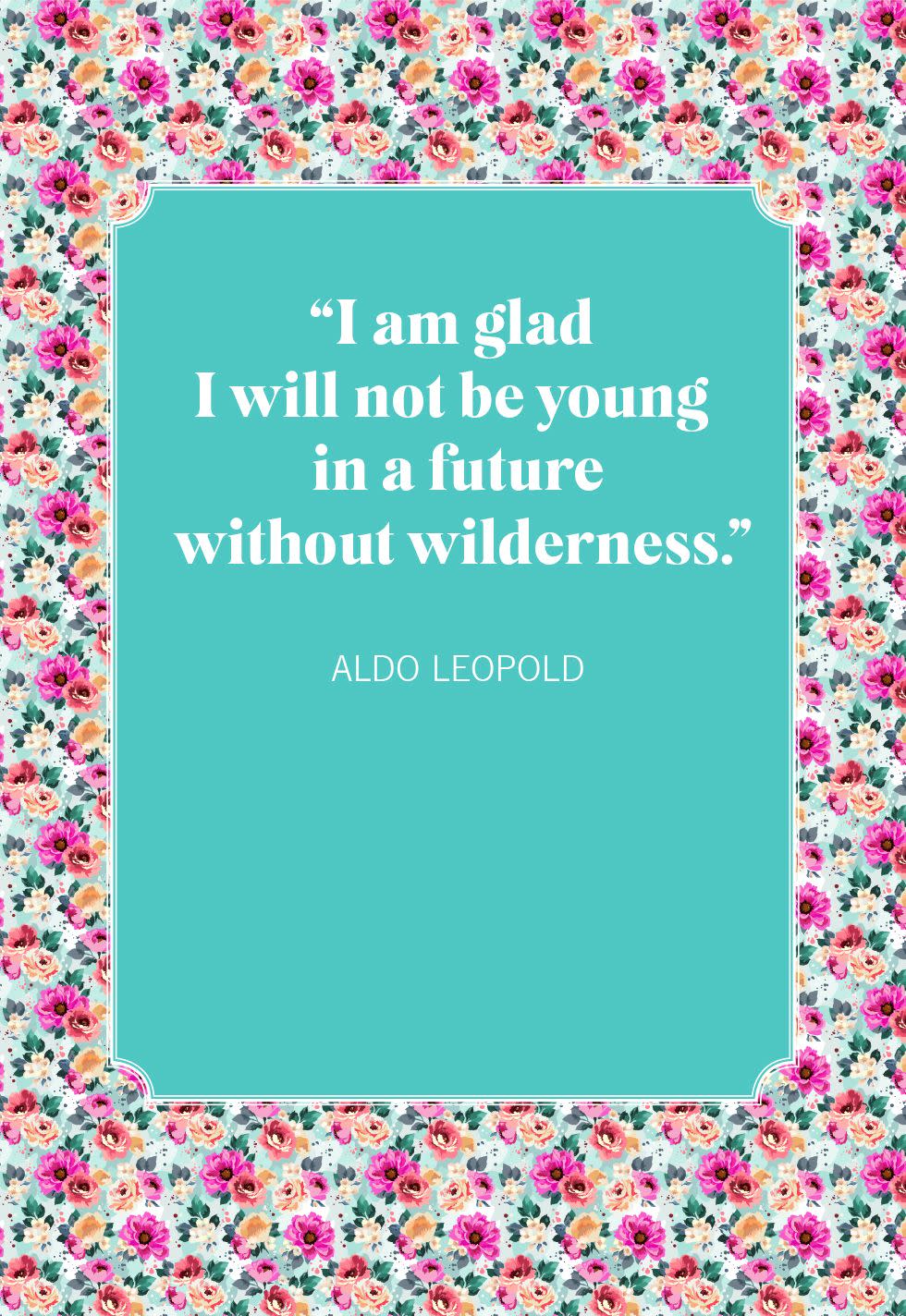 aldo leopold nature quotes