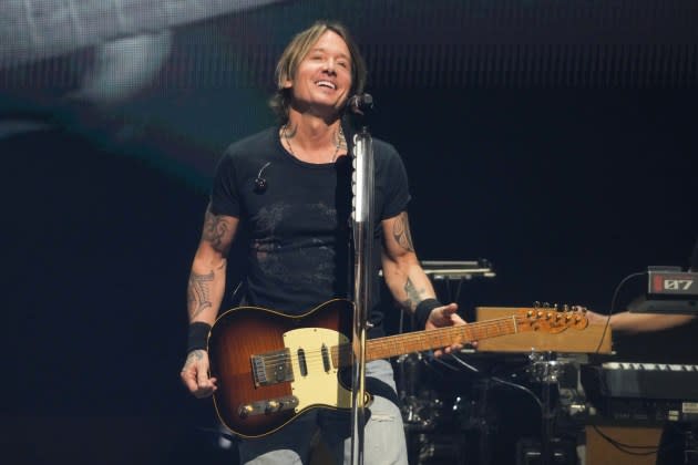 Keith Urban at the iHeartCountry Music Festival on May 4, 2024 in Austin, Texas.  - Credit: Amy E. Price/Getty Images