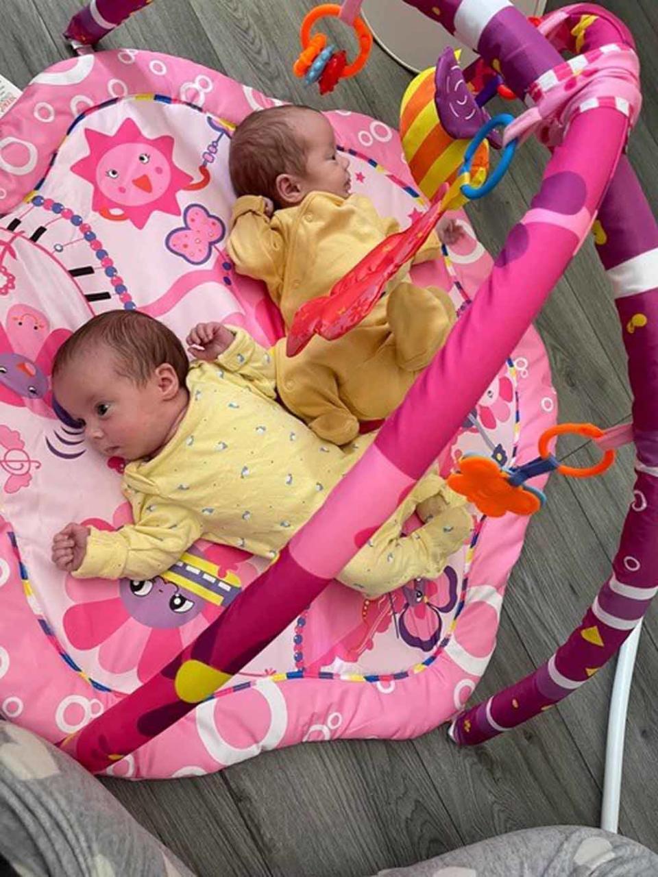 Baby twins Aurora Azalea and Ophelia Lili (Collect/PA Real Life).