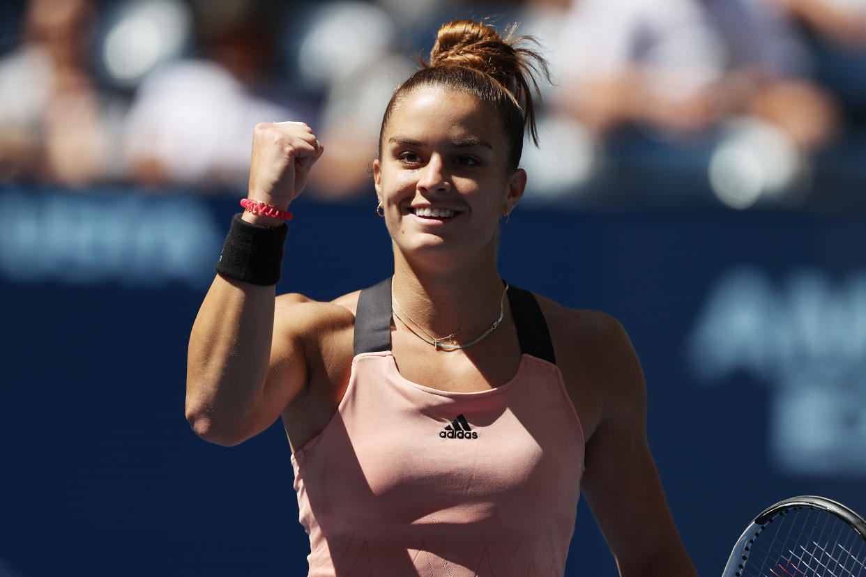 Maria Sakkari advances at US Open.