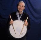 <p>Promotional portrait of British musician Charlie Watts of the Rolling Stones in support of the band's 'Steel Wheels' tour, late 1989.</p>