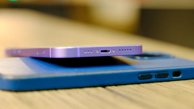 Ogling Apple's purple iPhone 12