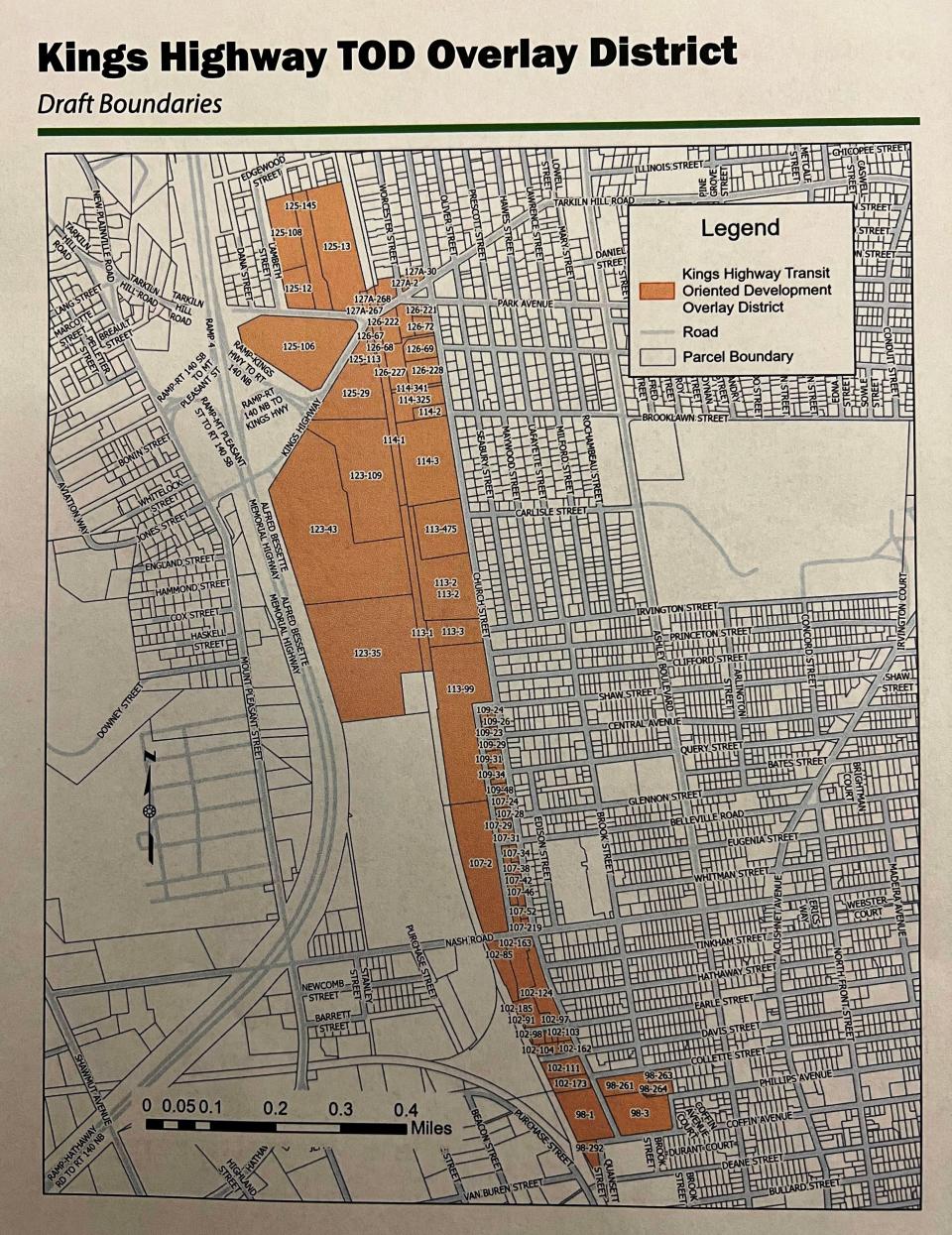 The overlay districts will be designed to encourage mixed-use, apartments and condos on the residential side; and offices, artist workshops, medical offices, and light-advanced manufacturing on the commercial side, according to the city-SRPEDD team.
