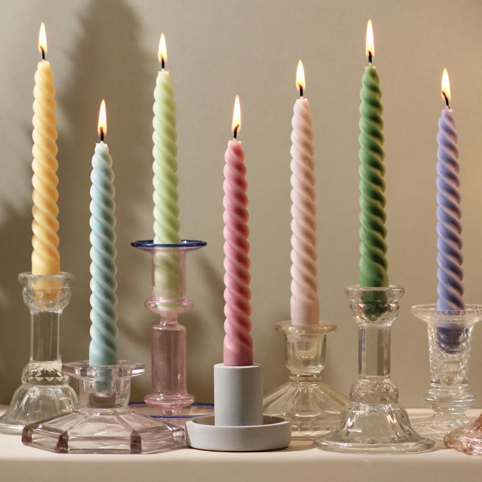 AllumeeHome Spiral Twist Candles