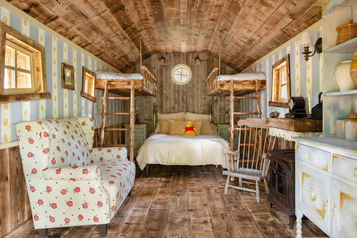 A Winnie the Pooh inspired house in Ashdown Forest, the original Hundred Acre Wood, is available to book on Airbnb as part of Disney’s 95th Anniversary celebrations