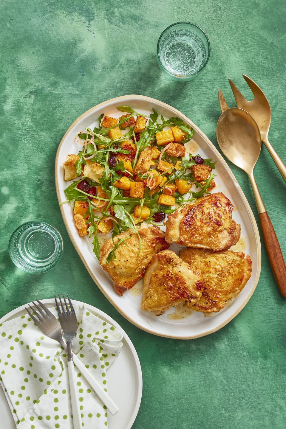 <p>You can spend all day playing with the kids and still whip up this dish in just 30 minutes flat.</p><p><a href="https://www.womansday.com/food-recipes/food-drinks/recipes/a60791/roasted-chicken-and-squash-panzanella-recipe/" rel="nofollow noopener" target="_blank" data-ylk="slk:Get the Roasted Chicken and Squash Panzanella recipe.;elm:context_link;itc:0;sec:content-canvas" class="link "><em><strong>Get the Roasted Chicken and Squash Panzanella recipe.</strong></em></a></p>