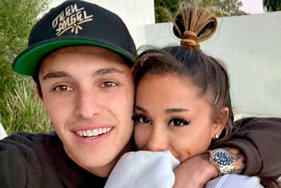 <p>Instagram/arianagrande</p> Dalton Gomez and Ariana Grande