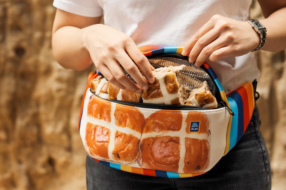 Aldi hot cross bun bag