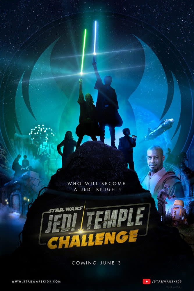 jedi temple challenge poster star wars kids Young Padawans Face Off in First Trailer for Star Wars: Jedi Temple Challenge: Watch