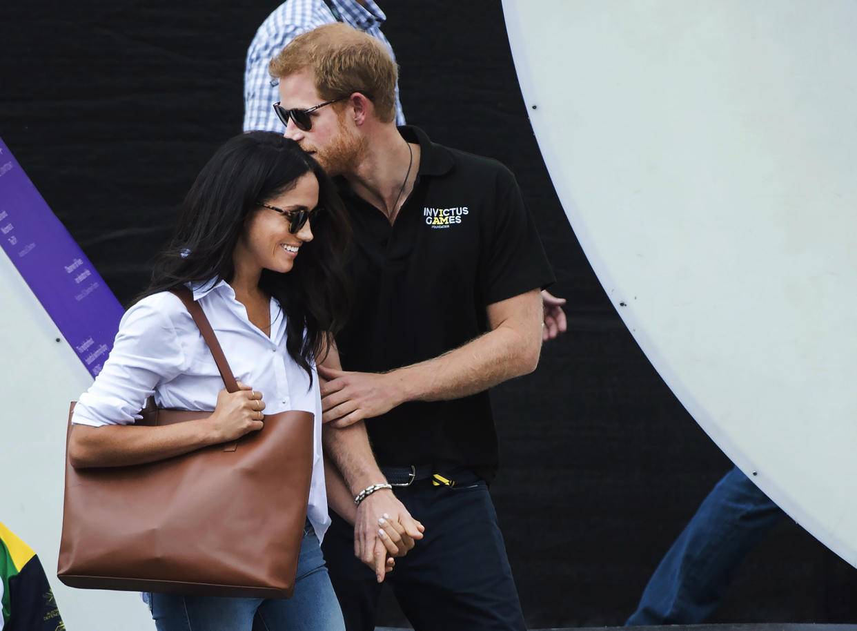 Bei den Invictus Games in Toronto turtelten Meghan Markle und Prinz Harry miteinander. (Bild: ASSOCIATED PRESS/AP Photo)