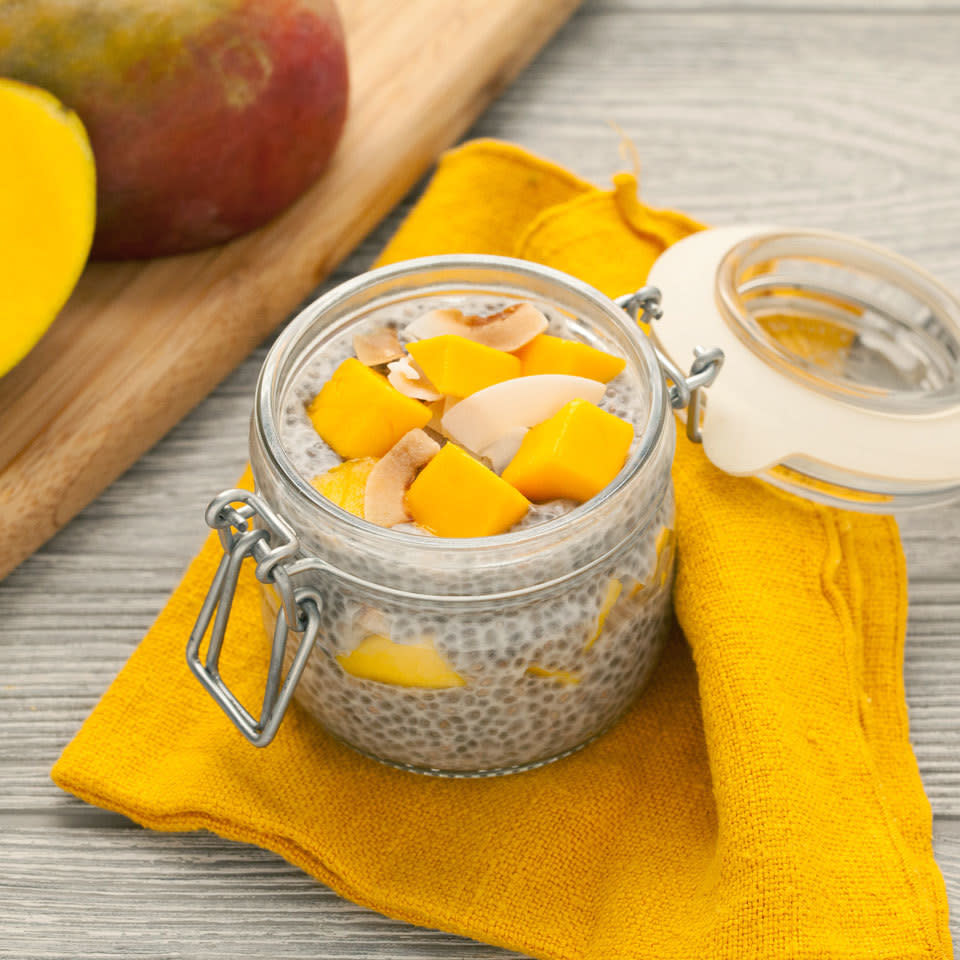 Mango Coconut Chia Pudding