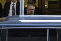 Manhattan District Attorney Alvin Bragg leaves the District Attorney's office in New York, Thursday, March 30, 2023. (AP Photo/Yuki Iwamura)