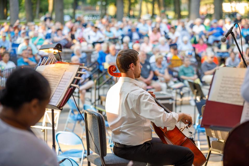 The South Bend Symphony Orchestra will again perform at the Chris Wilson Pavilion as part of the 2023 Community Foundation Performing Arts Series.