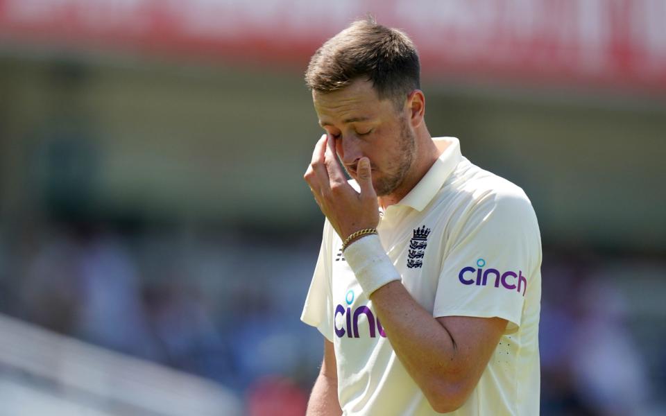 England and Sussex seamer Ollie Robinson has been suspended from all international cricket with immediate effect pending the outcome of a disciplinary investigation following historic tweets he posted in 2012 and 2013, the England and Wales Cricket Board has announced See - PA