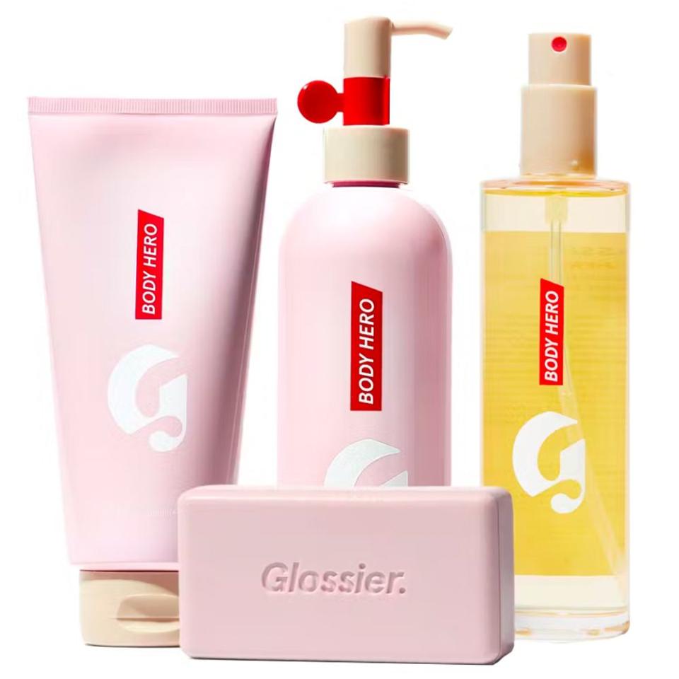 <p><a href="https://go.redirectingat.com?id=74968X1596630&url=https%3A%2F%2Fwww.glossier.com%2Fproducts%2Fthe-complete-body-hero-collection&sref=https%3A%2F%2Fwww.bestproducts.com%2Fbeauty%2Fg267%2Fbody-and-bath-gift-sets-for-women%2F" rel="nofollow noopener" target="_blank" data-ylk="slk:Shop Now;elm:context_link;itc:0;sec:content-canvas" class="link ">Shop Now</a></p><p>The Complete Body Hero Collection</p><p>glossier.com</p>