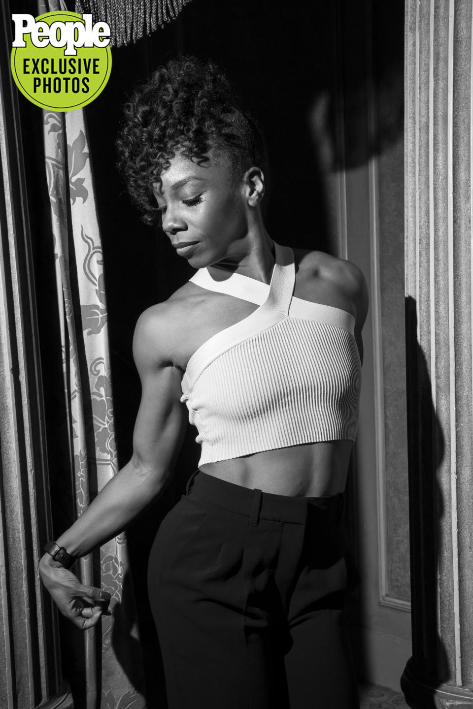 <p>Petinaud knew she wanted to become a dancer after attending a performance by Dance Theater of Harlem at the Kennedy Center alongside her mother. "I'd never seen Black and brown ballerinas, and I turned to her and said, 'I want to do that!' I attended DTH the following summer, and thus began my dance journey," she explains. </p> <p>When she was cast in <i>Dancin'</i>, however, she "wasn't sure" she was ready for this "dream come true," she says: "I had just had a baby, wasn't feeling my strongest, greatest, or sexiest for that matter, and I couldn't believe this show was coming around when I didn't feel as good as I wanted. But thank goodness they saw beyond what I could see and gave me my shot!"</p>