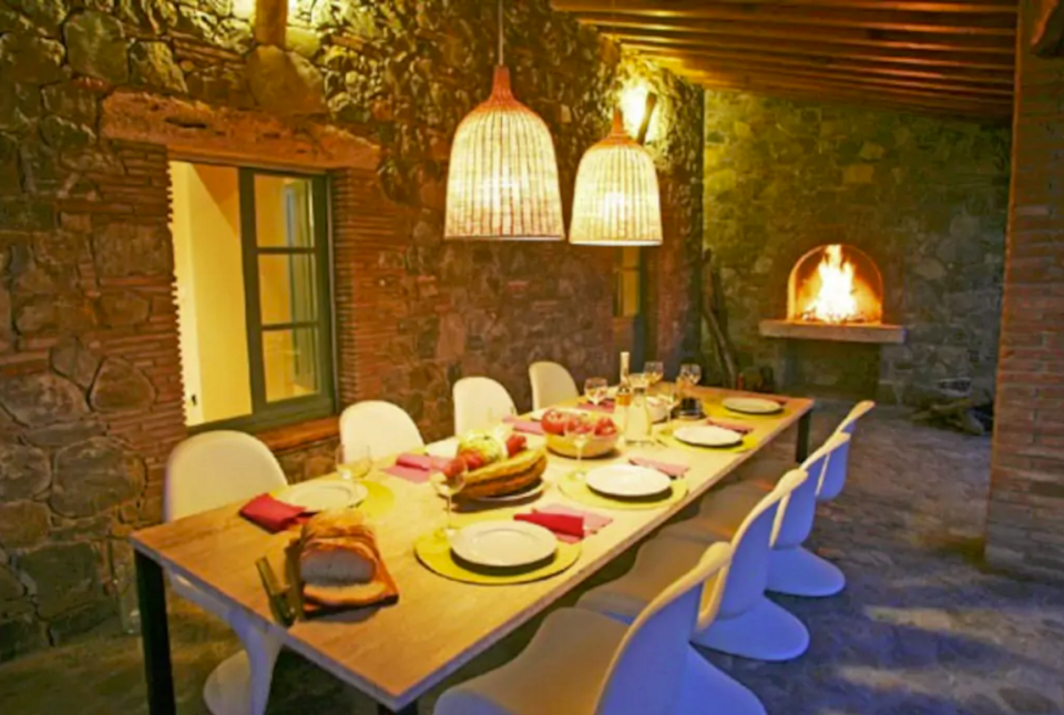 <p>The villa combines the beauty of a traditional stone farm house with modern Italian design. (Airbnb) </p>