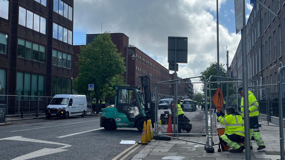 Tents have been cleared from Mount Street