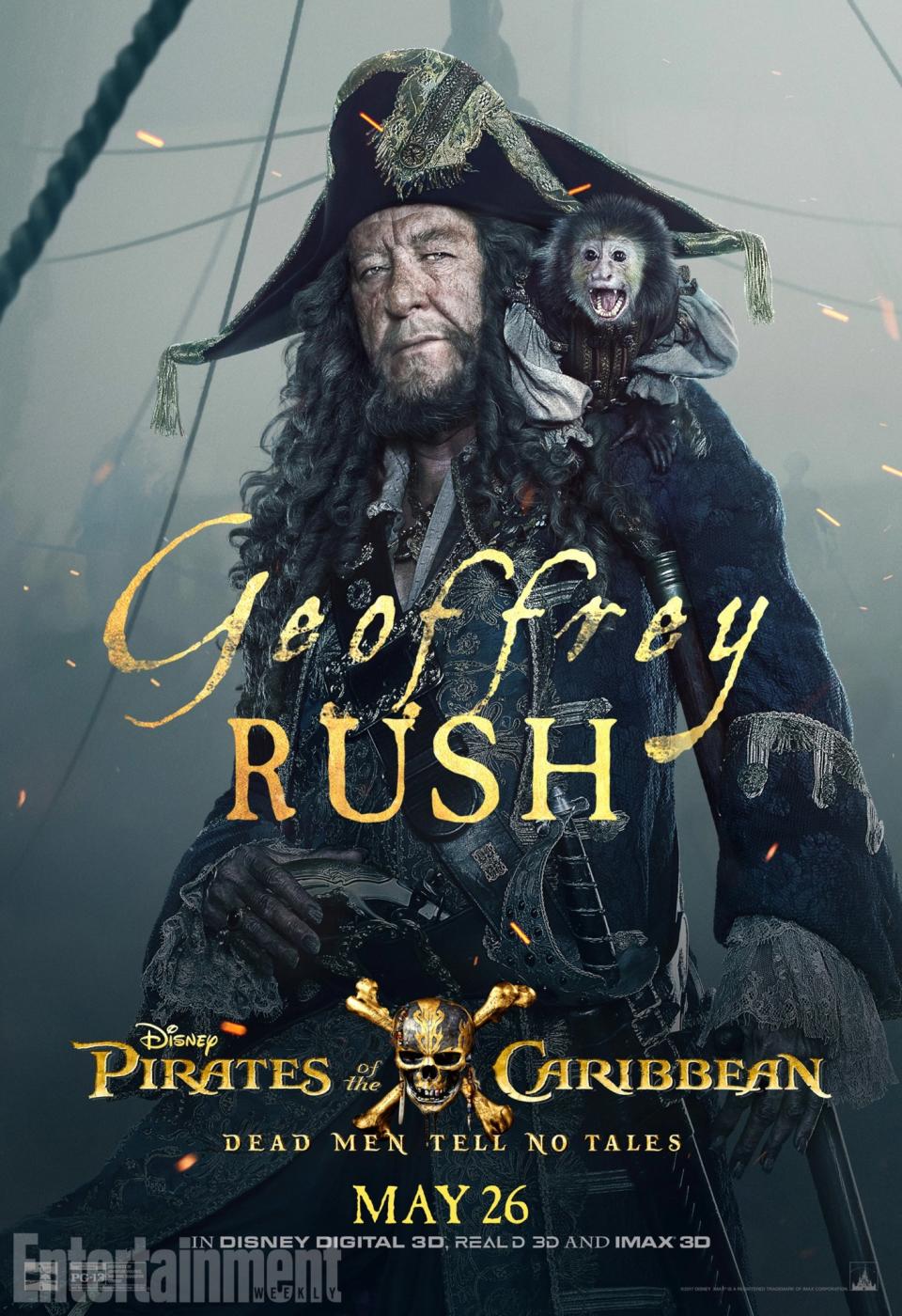 Geoffrey Rush as Captain Barbossa