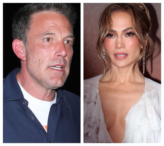 <p>Ben Affleck: (Photo by The Hollywood Curtain/Bauer-Griffin/GC Images)JLO: (Photo by AdriÃ¡n Monroy/Medios y Media/Getty Images)</p> JLo y Ben