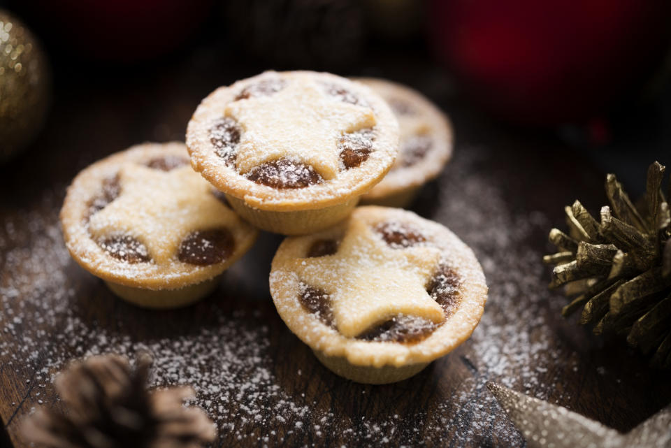 We know where we’ll be buying our mince pies this year… [Photo: Getty]