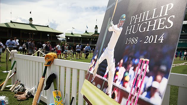Hughes is remembered at the SCG. Pic: Getty