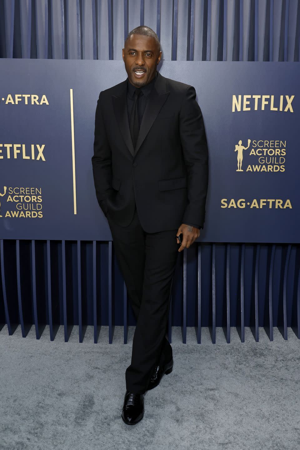 los angeles, california february 24 idris elba attends the 30th annual screen actors guild awards at shrine auditorium and expo hall on february 24, 2024 in los angeles, california photo by frazer harrisongetty images