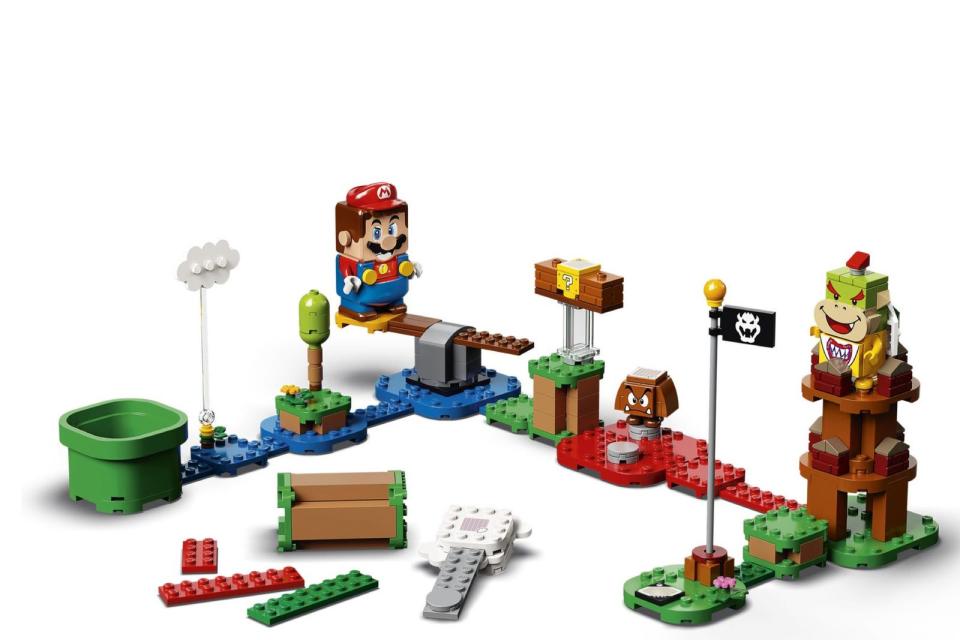 2020: Da staunen Nintendo-Fans Bauklötze: Dank einer Kooperation mit LEGO kommen die Jump'n'Run-Spielwelten zum Greifen nah. Gutes Argument für medienkritische Eltern: Videogaming ganz ohne Bildschirm! (Bild: LEGO / Nintendo)