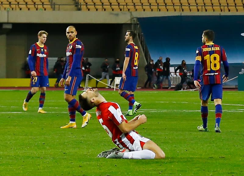 Fútbol - Final de la Supercopa española - FC Barcelona v Athletic de Bilbao