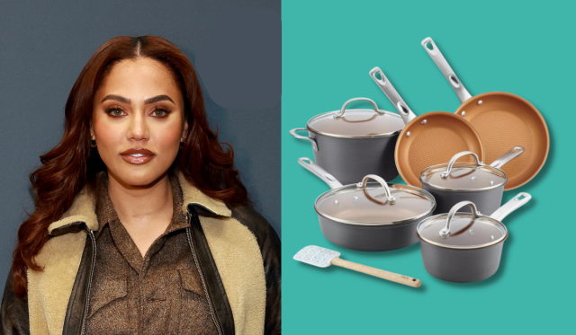 Ayesha Curry's 11-piece cookware set is available at Target