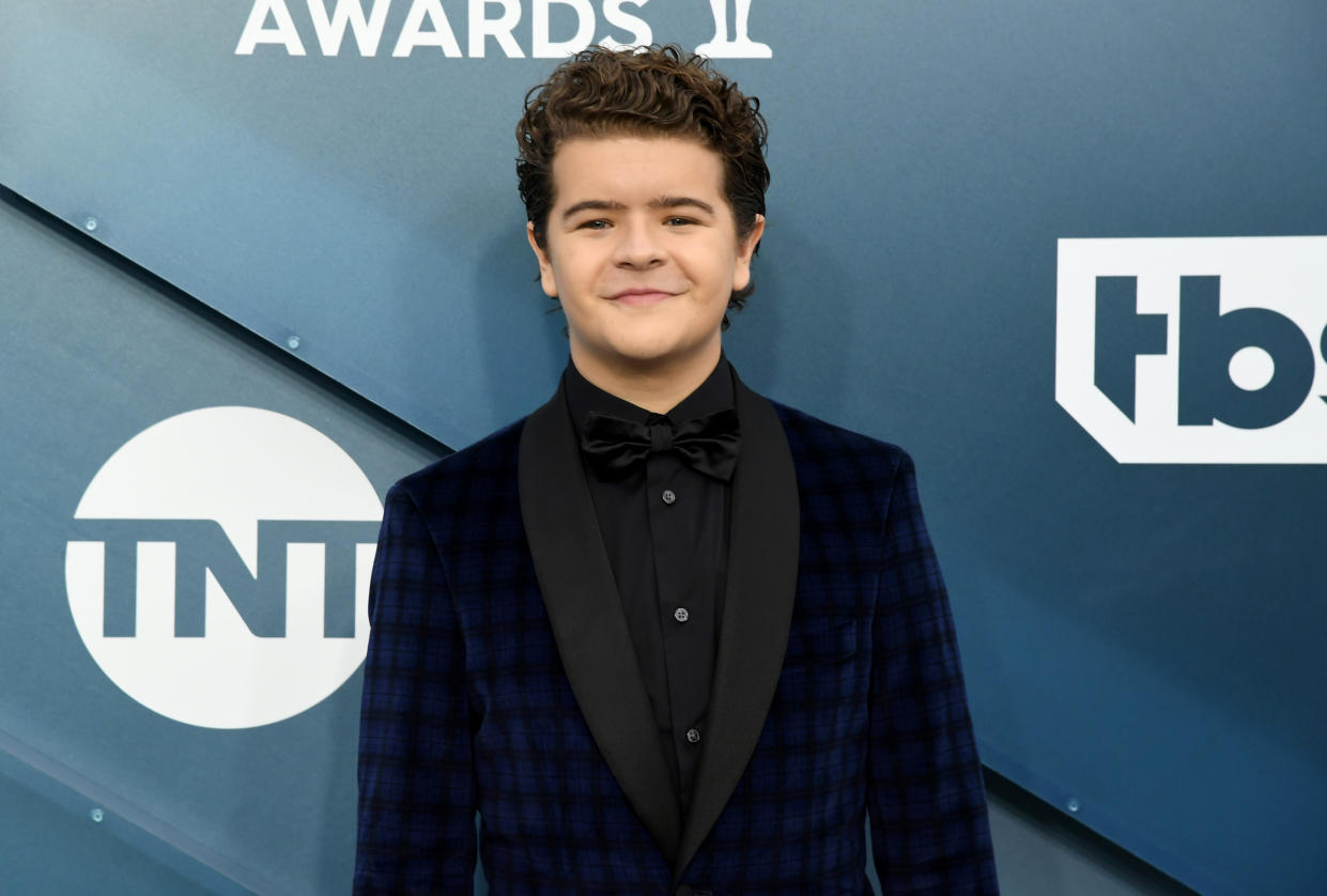 LOS ANGELES, CALIFORNIA - JANUARY 19: Gaten Matarazzo attends the 26th Annual Screen Actors Guild Awards at The Shrine Auditorium on January 19, 2020 in Los Angeles, California. (Photo by Jeff Kravitz/FilmMagic)