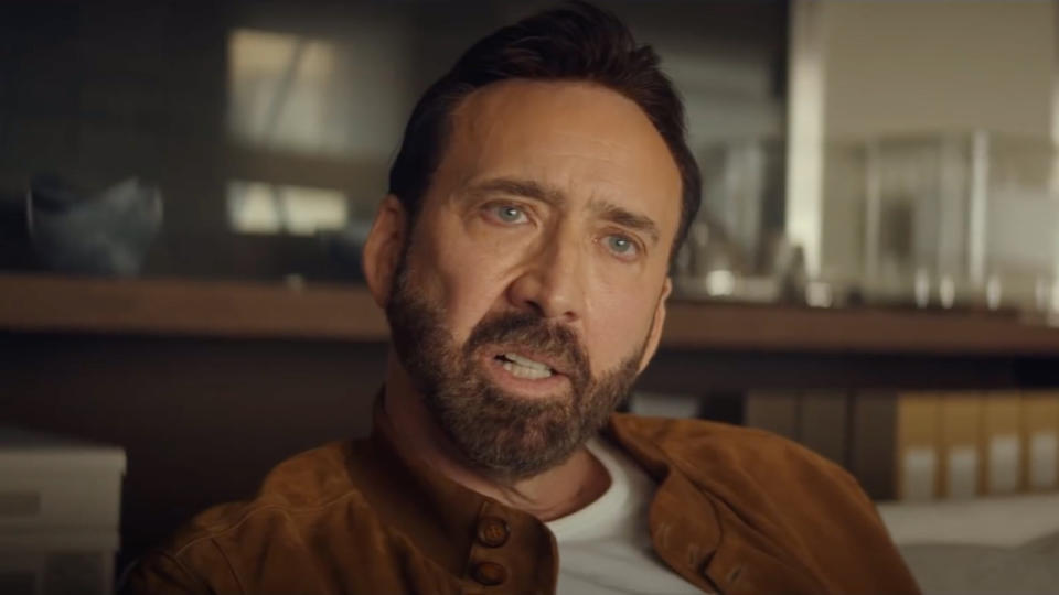 Nic Cage in Unbearable Weight of Massive Talent