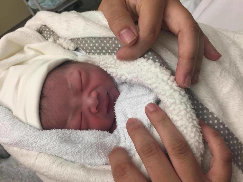 The baby girl was born on Sunday night (Metropolitan Police)