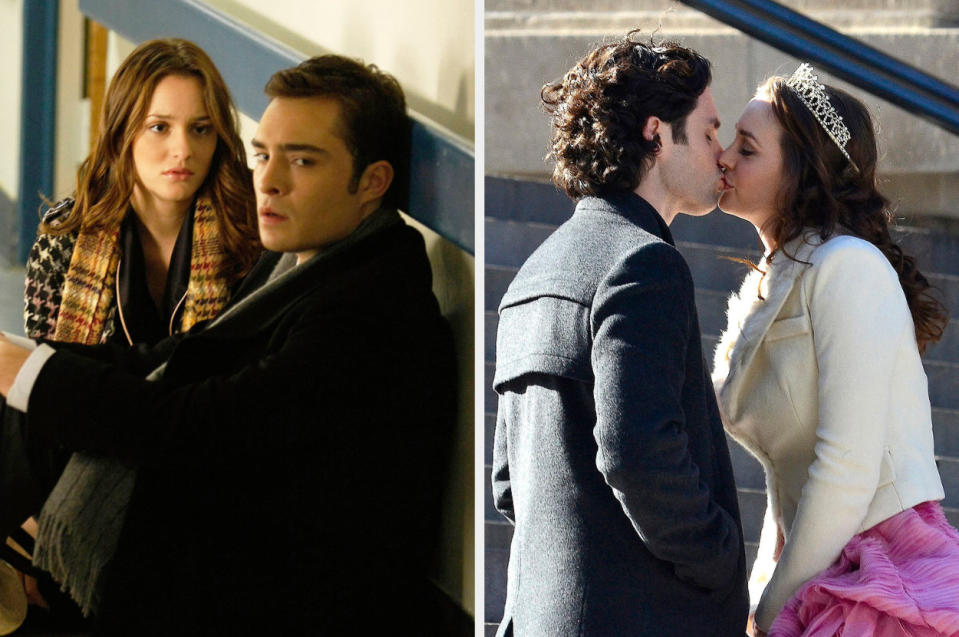 <div><p>"I’m a sucker for Dan and Blair. Chuck was horrible to everybody, and Blair even admitted she was a worse person around him. With Dan, however, she improved — she realized he wasn't any lesser than her just because of his class, their banter was adorable and fun to watch, and their compatibility was off the charts. I loved that they were able to connect on an intellectual level, and they felt like true equals. With Chuck and Blair, it always felt like one of them had an upper hand, while Dan and Blair felt balanced."</p><p>—<a href="https://www.buzzfeed.com/dykwya" rel="nofollow noopener" target="_blank" data-ylk="slk:dykwya;elm:context_link;itc:0;sec:content-canvas" class="link ">dykwya</a></p></div><span> The CW / Alo Ceballos / FilmMagic / Getty Images / Courtesy Everett Collection</span>