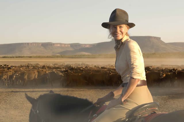 <p>20th Century Fox/Bazmark Films/Kobal/Shutterstock</p> Nicole Kidman in the movie Australia