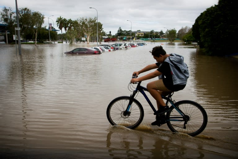 Category four Cyclone Debbie was downgraded to a tropical low as it tracked through southeast Australia, but still dumped huge amounts of rain