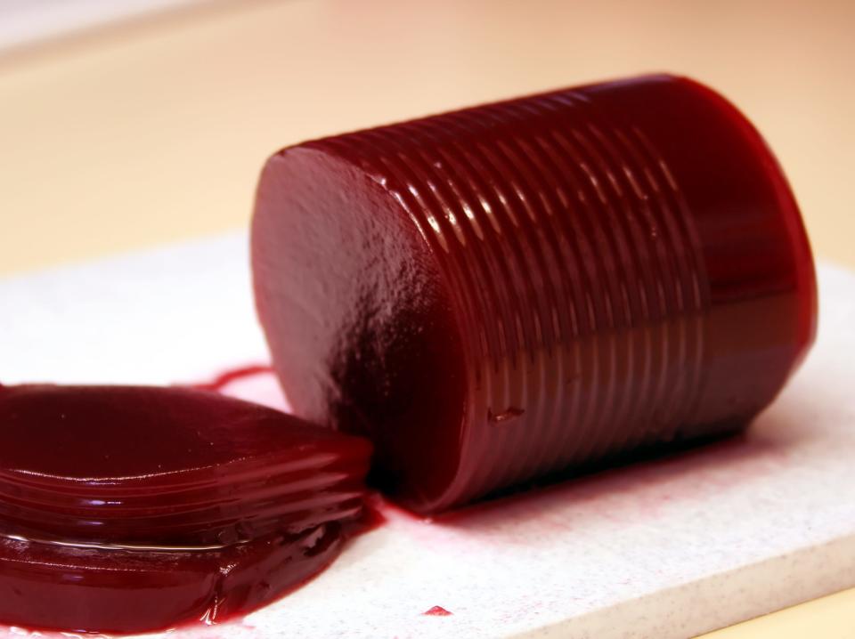 canned cranberry sauce