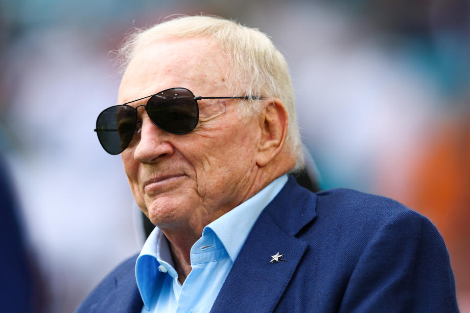 Jerry Jones said he's not ready to sign extensions for Dak Prescott, CeeDee Lamb or Micah Parsons just yet.