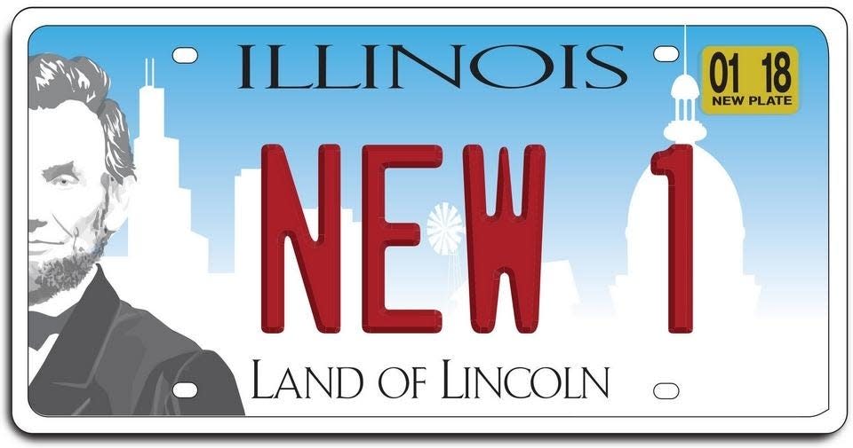 The Illinois Secretary of State's office banned 383 vanity license plates in 2022.