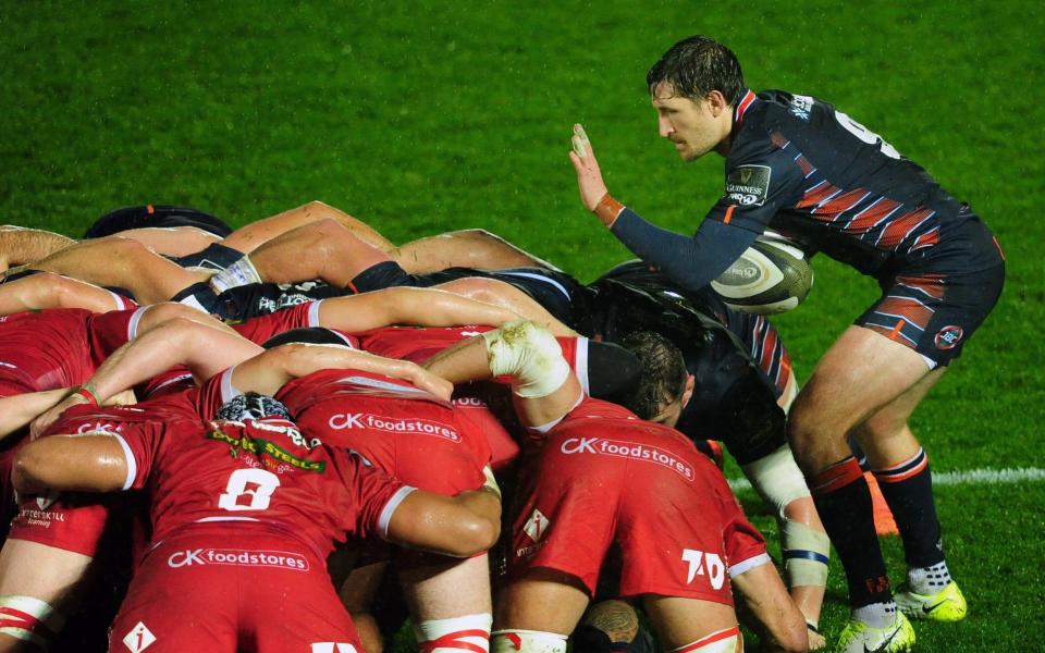 Henry Pyrgos playing for Edinburgh - GETTY IMAGES