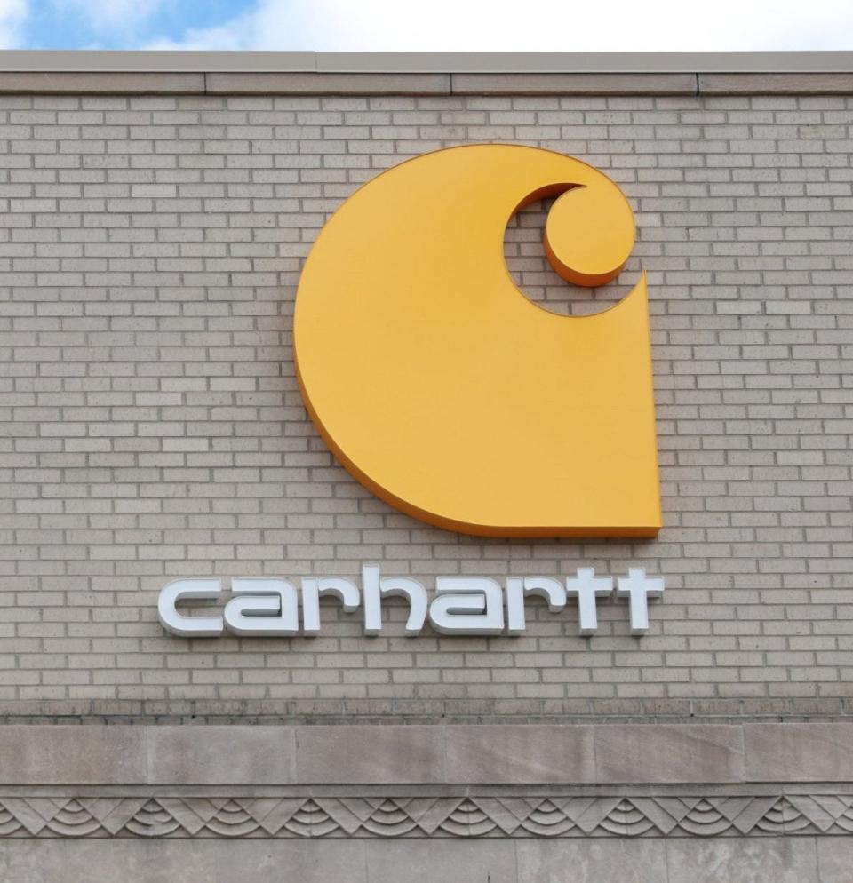 Logo on the new Carhartt store in Detroit, MI on Monday, August 24, 2015.