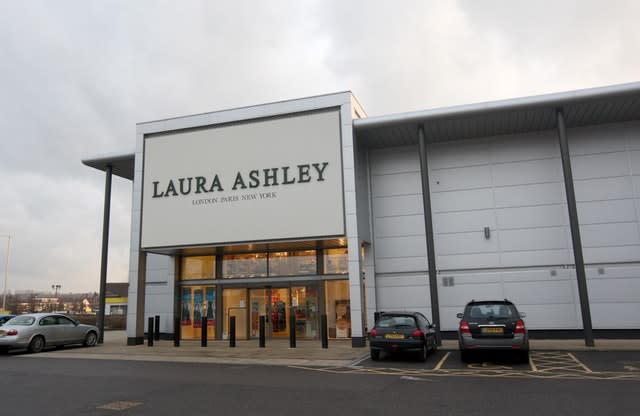 Laura Ashley store in the Brunel Retail Park in Reading