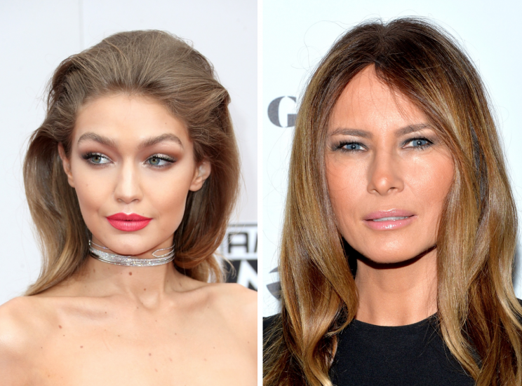 Did the 21-year-old model go too far with her future First Lady impression? [Photo: Getty]